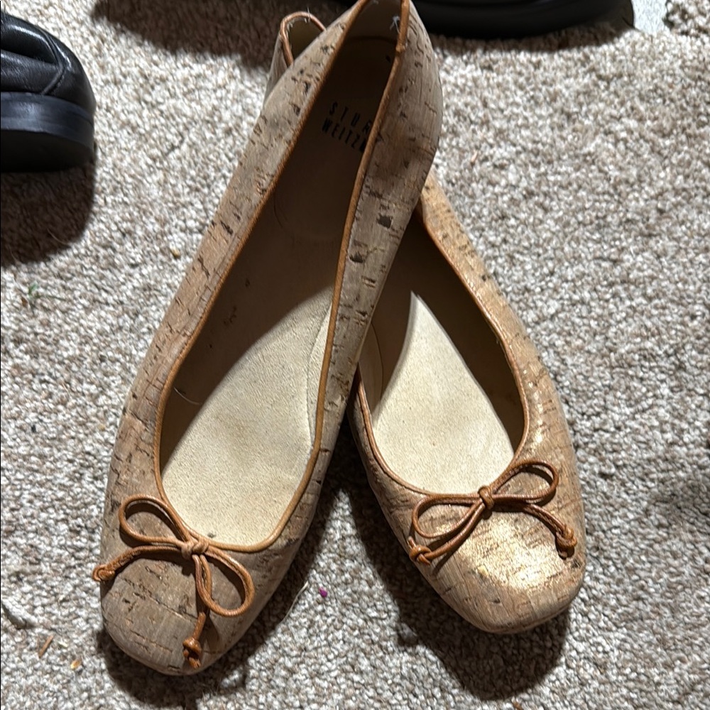Natural Cork Ballet Flats